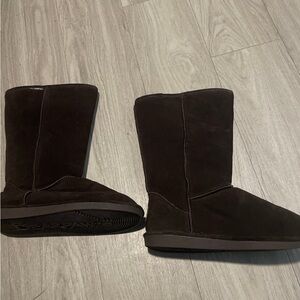 BearPaw Women's Dark Brown Boots